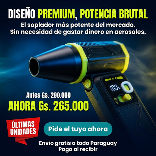 Turbo Fan Portátil de Alta Velocidad